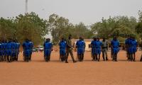 Police officers training in Niger. Photo: Ollivier Girard